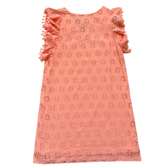 NWOT LILLY PULITZER Astara Peach Eyelet Palm Tree Dress, Size: XXS - Picture 5 of 11
